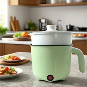 Panci listrik mini ini memiliki penampilan dan kemampuan yang seimbang, pemanasan cepat dan praktis, teman yang baik untuk sekali makan.