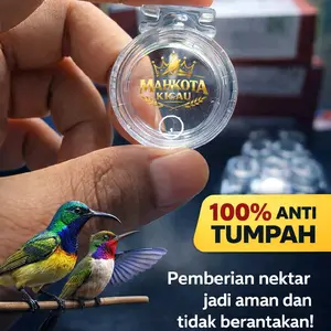Cepuk Nektar Sogon dan Kolibri Anti Tumpah