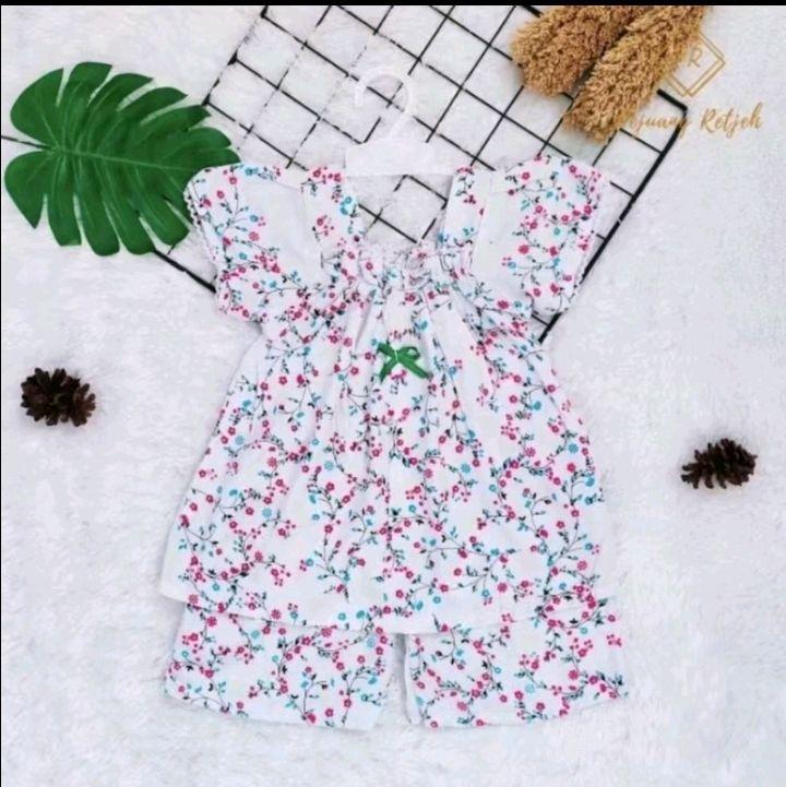OBRAL 3 PCS ONE SET ANAK UMUR 1-3 TAHUN RAYON VISCOSE // SETELAN ANAK TERLARIS RANDOM 2
