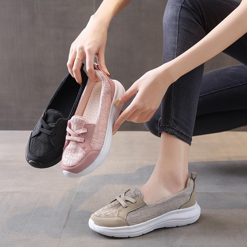 Product Introduction of Giày Lười, Giày Lười Nữ Đi Chơi Tất Cả Các mùa, Hàng Mới Về 2024, Giày Đi Bộ Đế Bằng Cổ Thấp 1
