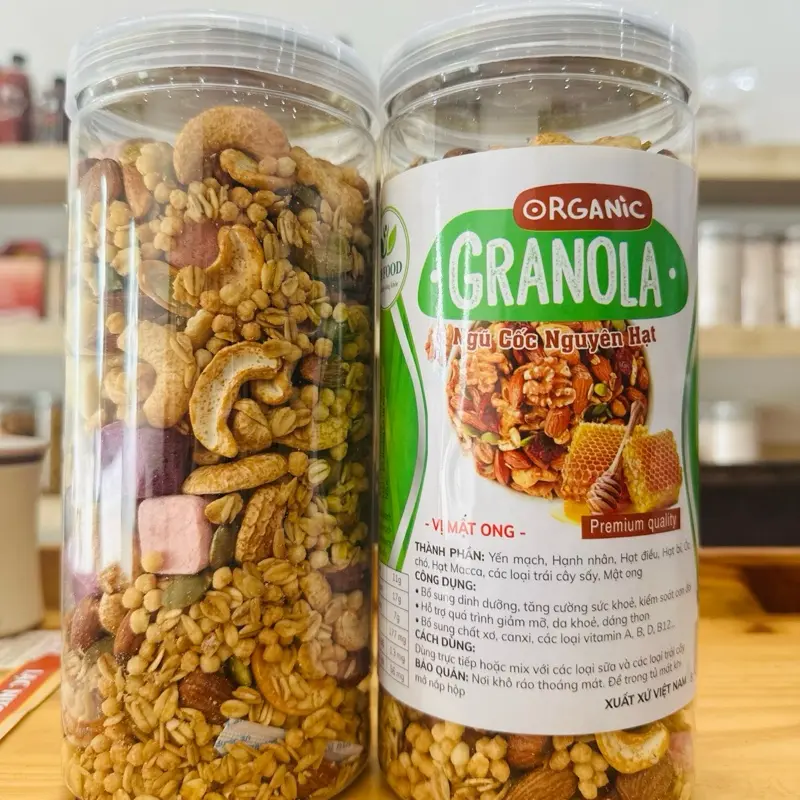 Granola yến nổ sữa chua - vị mật ong
