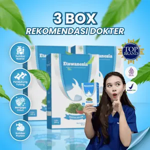 Paket 3 Box Etawanesia Rekomendasi Dokter Kesehatan | Etawa Biru | Susu Kambing Etawanesia