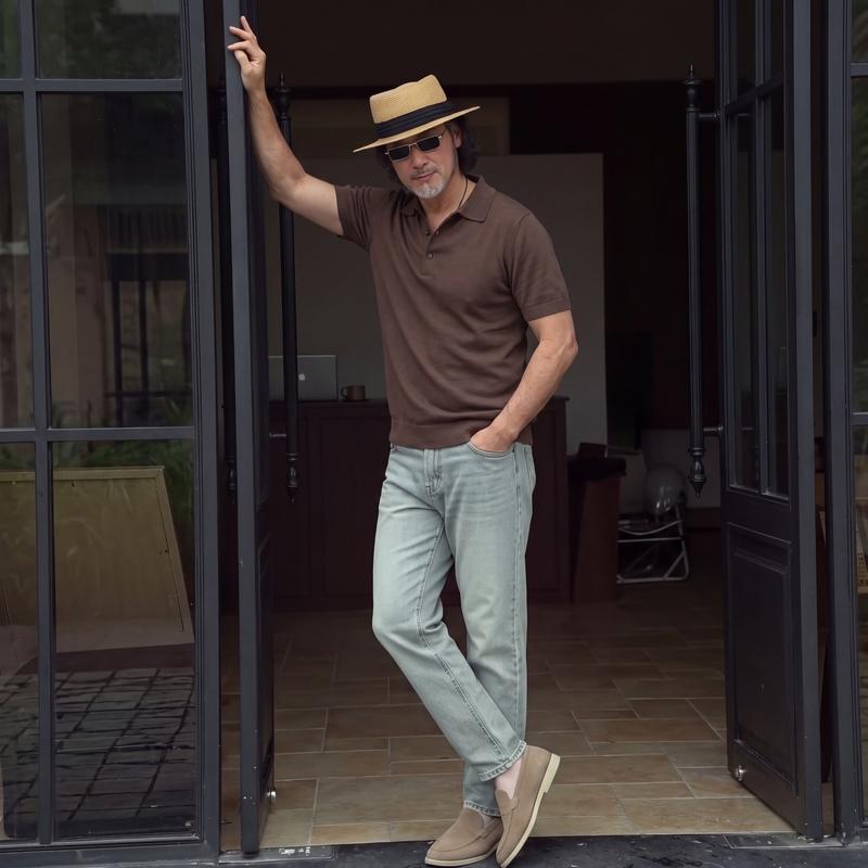 Quần Jean Nam May Đo Không Lo Cắt Gấu, Hãng The Carpenter, Chuẩn Jean Denim Mềm Chính Phẩm.