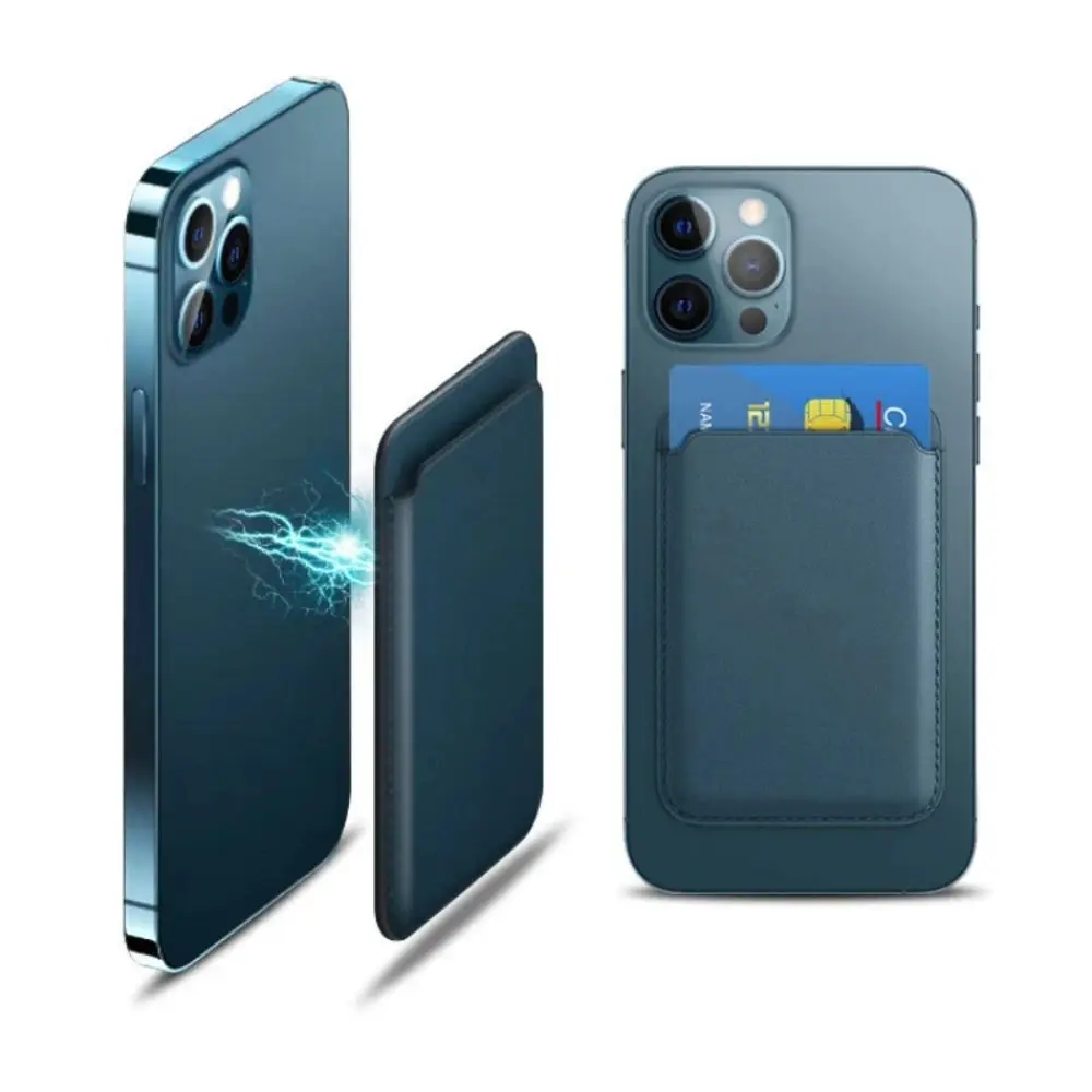 Color For Magsafe Leather Wallet Case Magnetic Luxury Card Holder Case Phone Card Bag for Apple iPhone 15 14 13 12 11 Pro Max Plus Accessories