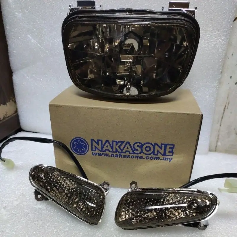 Headlamp Head Lamp Lampu Depan Signal Depan (smoke) Modenas Kriss 1 Kriss 2 Kriss110