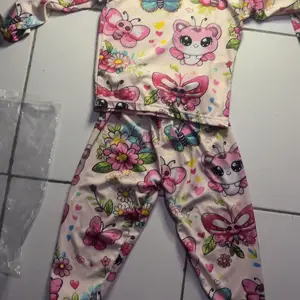 Setelan Anak Perempuan Nouva Nouve Motif Lucu (KODE N = PENDEK, KODE NV= PANJANG)