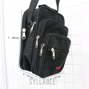 Tas Selempang Bodystart 5 Resleting / Resleting Banyak Syllable Outfit