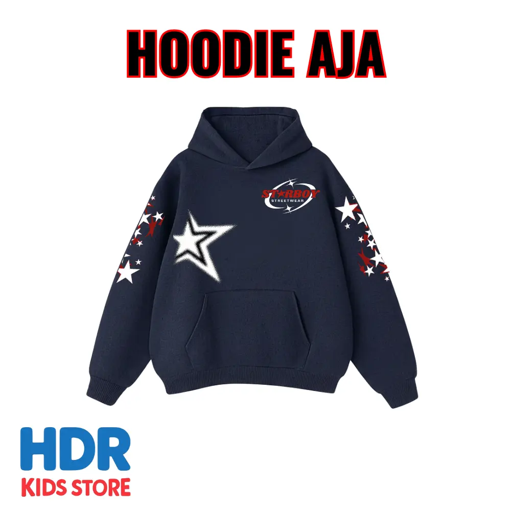 NAVY HOODIE AJA