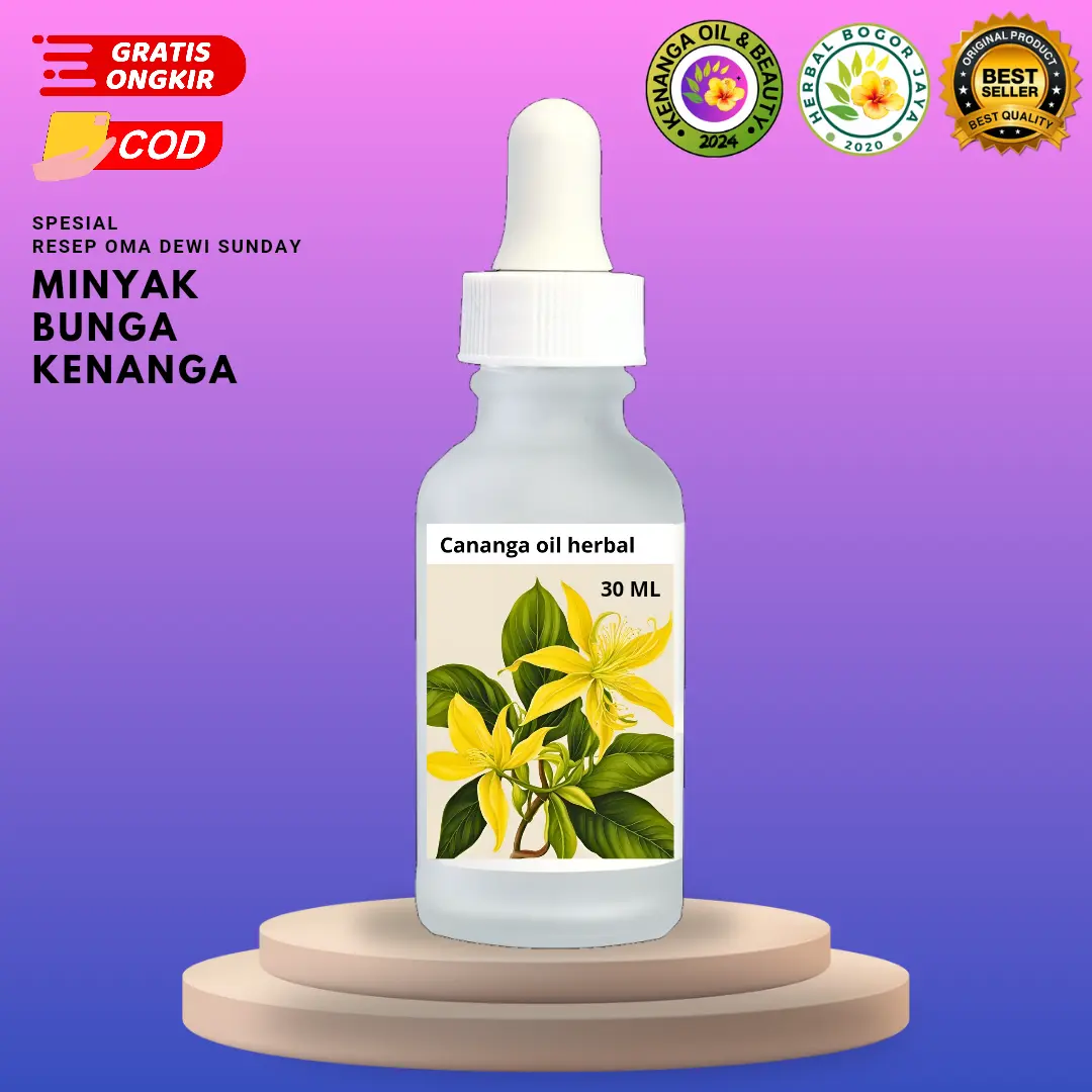 Minyak Bunga Kenanga untuk Menghilangkan Flek Hitam dengan Cepat Dan  Mengencangkan Kerutan Wajah – 30 ML