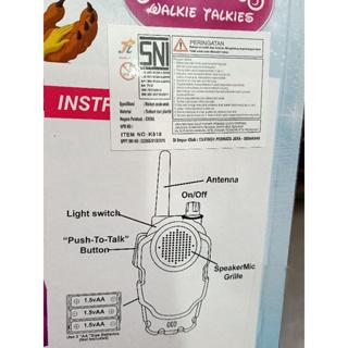 Mainan Anak HT Handy Talkie Walkie Talkie Avengers Dan Frozen 2pcs 5