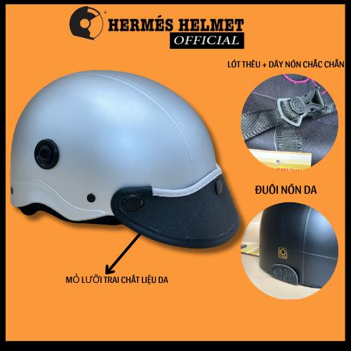 Nón mũ bảo hiểm xe máy nam nữ nửa đầu CHÍNH HÃNG CAO CẤP BAO ĐẬP có lỗ thống gió 1