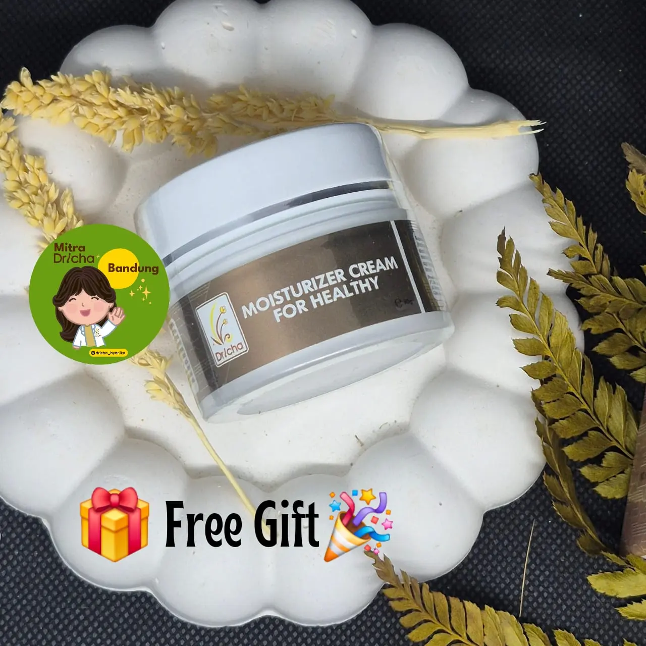 Dricha Moisturizer Cream for Healty 10gr Pelembab Perawatan