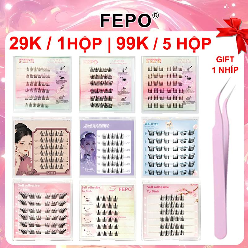 Keo Dán Lông Mi Giả Tự Dính, 6 Hàng, Không Có Miếng Dán, Có Thể Tái Sử Dụng, Thích Hợp Cho Người Mới Bắt Đầu, Làm Phóng To Tự Nhiên, Chiều Dài 12mm