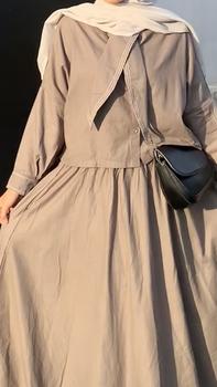 Product Review of Setelan Rok Wanita - Baju Pasangan Fashion Muslim Linen Trend - Atasan Kemeja Pria Linen - Moira Couple  Casual from 𝒂**𐙚 0