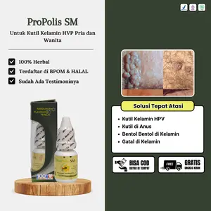 Kutil Kelamin HPV, Menghilangkan Rasa Gatal Pada Kelamin Pria dan Wanita Atasi Dengan Propolis SM