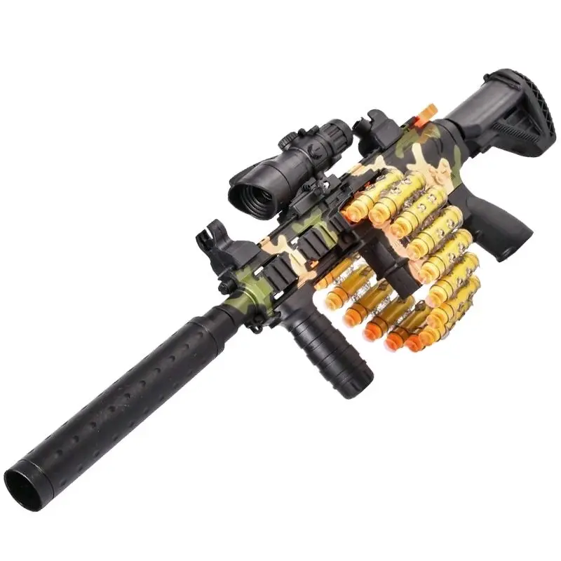 Mainan Anak Laki Laki Tembak Tembakan Soft Bullet Rifle Toy M416 1
