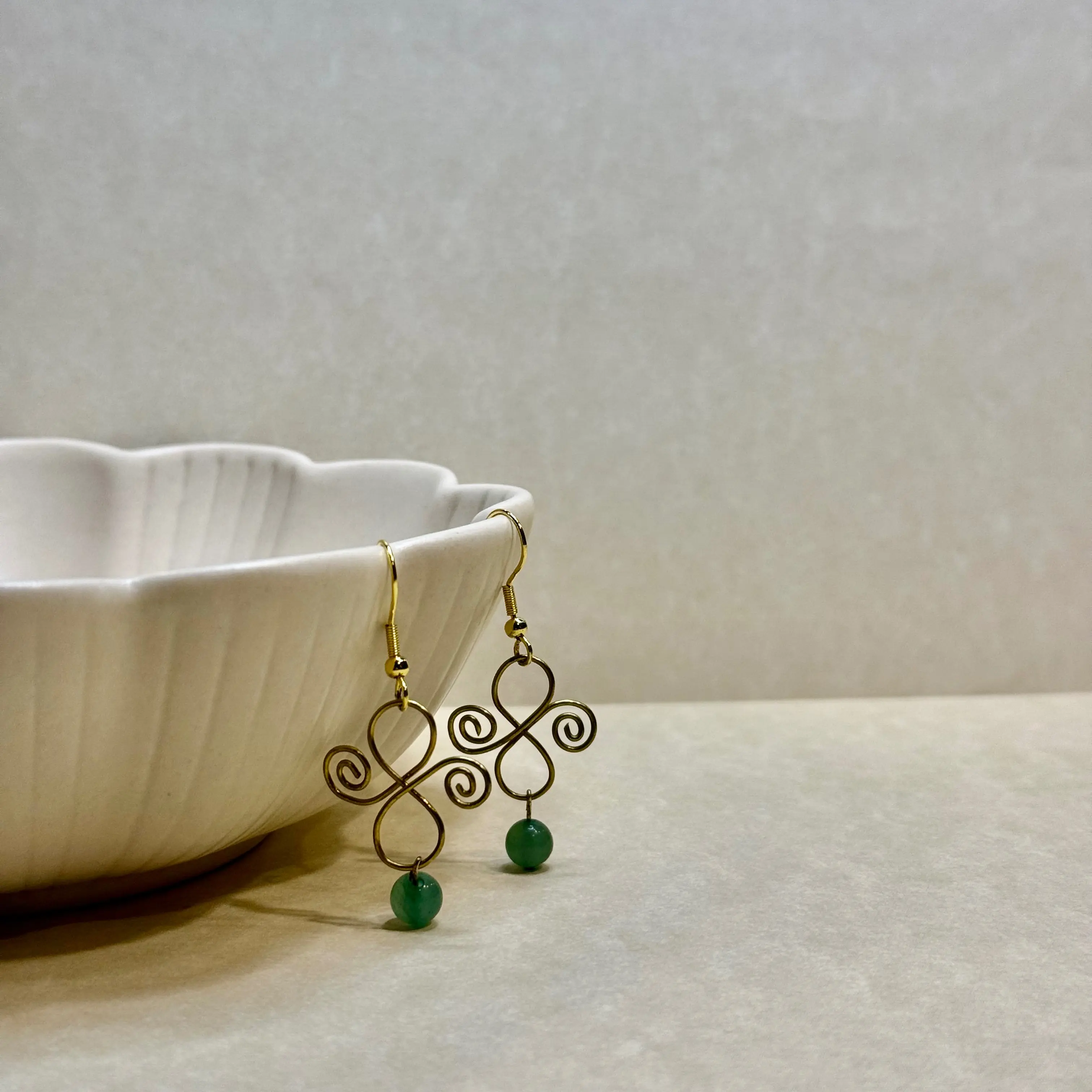 Zyra handmade crystal earrings