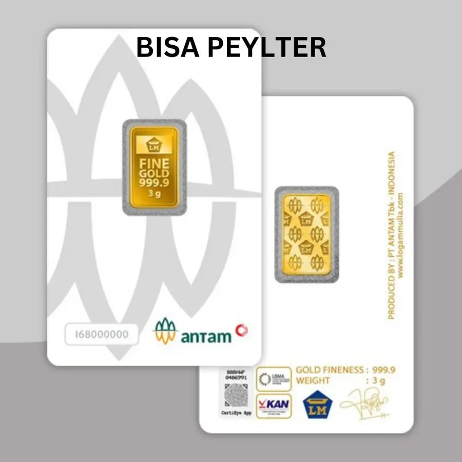 RM 3 gram baru certieye antam
