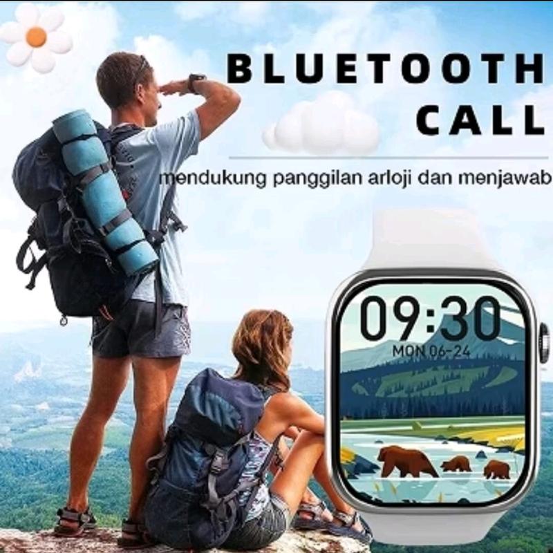 TERMURAH Jam Tangan Android Layar Sentuh Anti Air Smartwatch Pria Wanita Elegan Mewah Keren Kesehatan 5