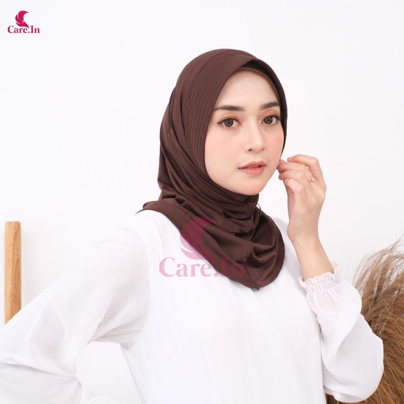 CARE.IN Kerudung Instan Sport Pad Muslim 30 Warna - Jilbab Sport Jersey Nayaman | Hijab Voly Sport Runing 4