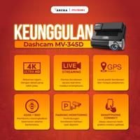 Gambar Mirai Vision Dashcam MV 345D DVR 4K 2-Channel dari ASUKA CAR TV Kota Administrasi Jakarta Barat 5 Tokopedia