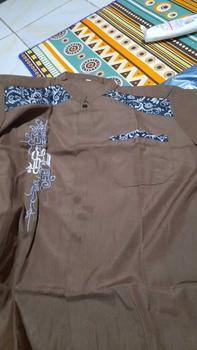 Product Review of BAJU KOKO PRIA DEWASA LENGAN PENDEK TERBARU KOMBINASI BATIK Motif Muslim  Katun Kurta Panjang from b**u 0