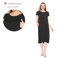 Gambar Dress Hamil Menyusui Bukaan Kanan Kiri Baju Busui Friendly - Happymomma - emerald dari Baju Hamil Menyusui Happymomma Kota Tangerang Selatan 1 Tokopedia
