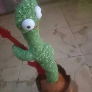 Mainan Kaktus Bergoyang dan Bicara / Boneka Kaktus Dengan Lampu LED Bawaan / Berayun Dan Menari / Kaktus Yang Dapat Mengeluarkan Suara Analog / Menemani anak