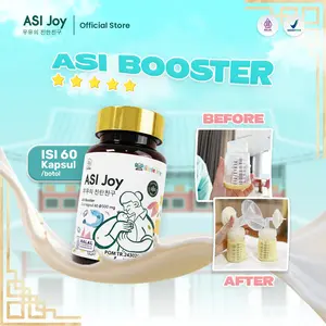 ASIJOY by Little Joy - ASI Booster 60 Capsule @ 500 mg | Suplemen Ibu Menyusui Terdaftar BPOM untuk Melancarkan Produksi ASI