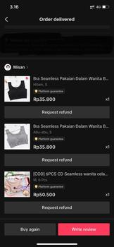 Product Review of Bra Seamless Pakaian Dalam Wanita BH Tipis Busa Bra Pink gaya Jepang Bahan adem Nyaman from ￶**￶ 2