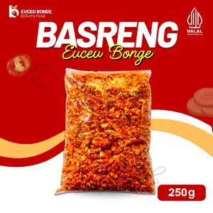 Basreng pedas daun jeruk Euceu bonge