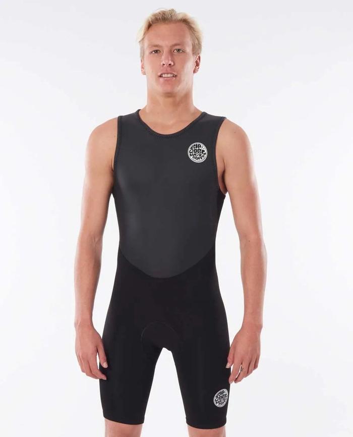 Gambar Rip Curl Men Dawn Patrol Short John Wetsuit - Black - S dari RIP CURL Indonesia Kab. Badung Tokopedia
