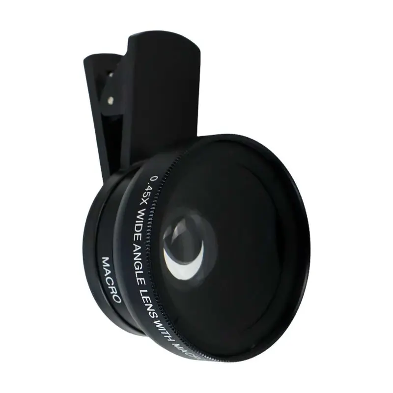 [ COD ] APEXEL Lensa Super Wide Angle Lens 0.45X + Macro Smartphone - APL-0.45WM 1