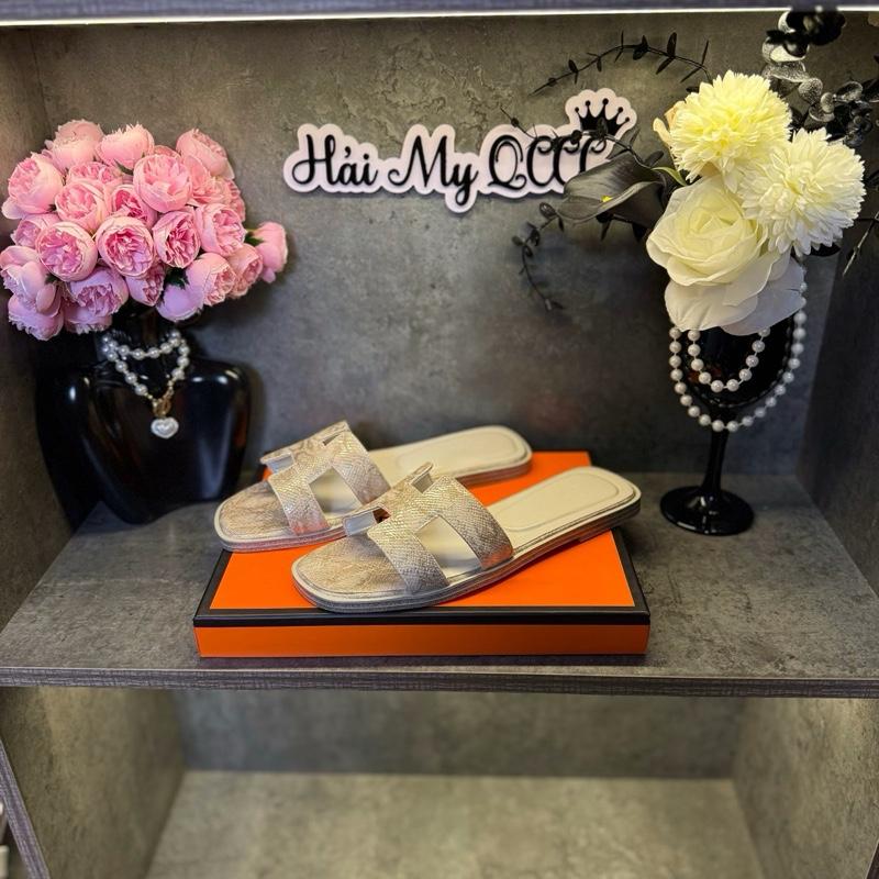 [Cao Cấp] Dép H nữ form ôm mềm mịn form ôm Đỏ Bã Trầu , Nâu Chocolate , Trắng , Da Rắn Ngọc Trai