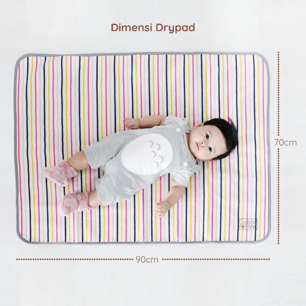 Drypad cuddleme|perlakuan anti air | perlakuan bayi modern  anti lengket bisa bolak balik