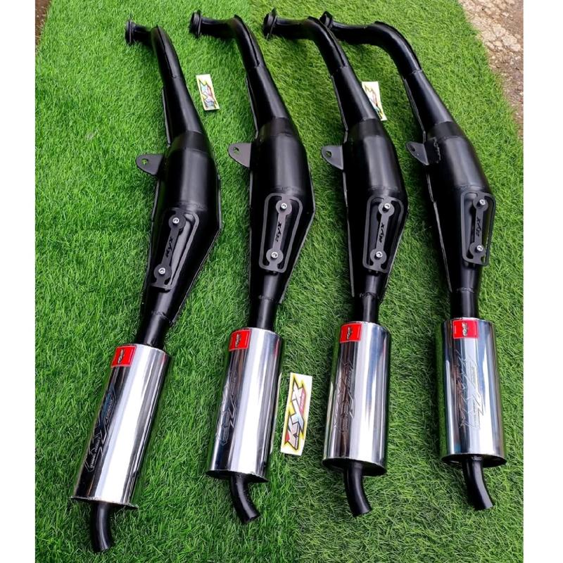 Knalpot Sirip Yamaha Alfa & Champ Footstep FizR Prepet-prepet 4