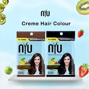 nYu Creme Hair Colour Pewarna Tahan Lama - Paket Hemat isi 8