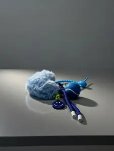 Love Blue Bolt - Premium Keychain (Gantungan Kunci)