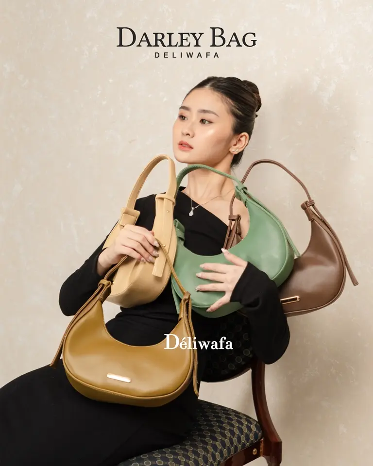 [Beli Lokal] Deliwafa - Shoulder Bag Wanita Fashion Wanita Tas Darley