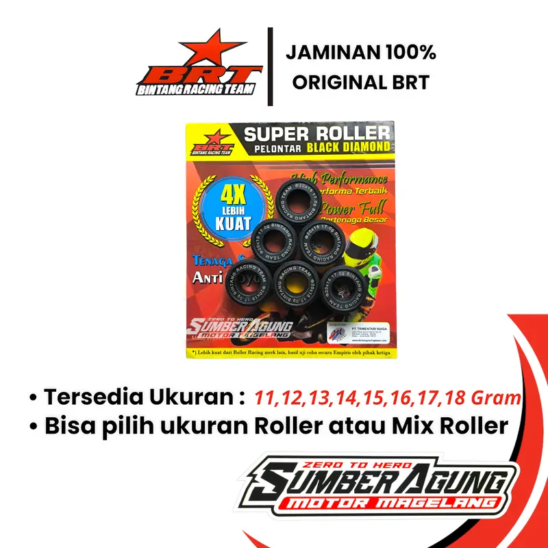 VANBELT V-Belt SET ROLLER BRT Racing VARIO 125 150 LED PCX ADV 150 160 JAMIN ORIGINAL 1