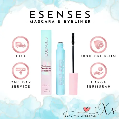 Essense Mascara/maskara 100% Original mascara Black Esenses Lasting Waterproof