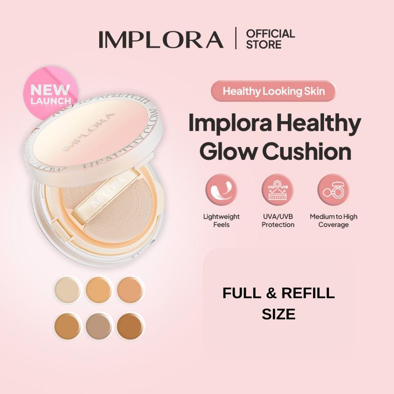 Implora Healthy Glow Cushion Full SIze & Refill Size Netto 13 gr 0