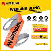 Gambar Webbing Sling 10 Ton 15 Meter WEBSLING Sling Belt Double Ply Polyester dari Pusat Lifting Kota Administrasi Jakarta Barat 1 Tokopedia