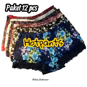 Promo 12 pcs | Hotpants Cd Dalam Wanita Cd Juve Renda Jumbo Uk L-XXXL Nyaman Dan Elegan