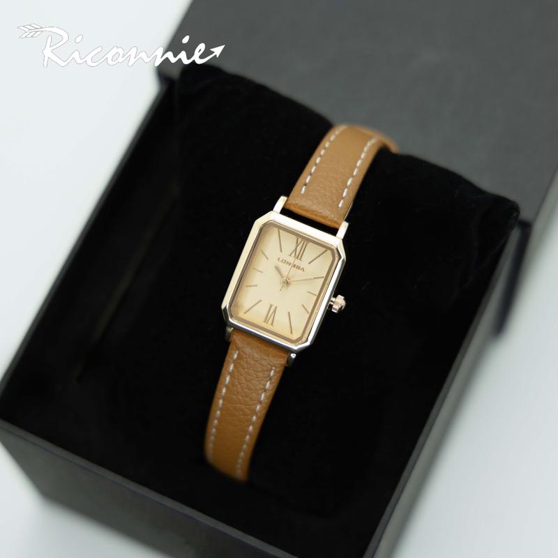 Đồng Hồ Vuông Nhỏ Thắt Lưng Cổ Điển, Riconnie, Dành Cho Nữ