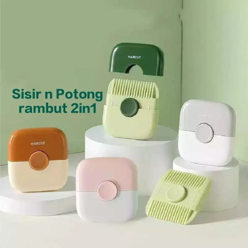 ALAT SISIR PEMOTONG RAMBUT ANAK BAYI DEWASA MINI HAIRCUT 2IN1 POTONG CUTTER GUNTING PORTABLE SERBA GUNA Cukur 1
