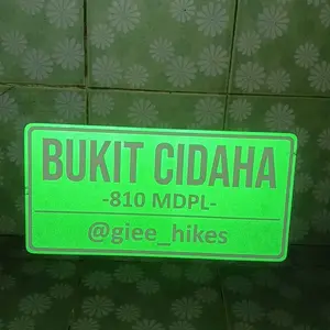 SIGN PLAKAT GUNUNG CUSTOM BEBAS SESUAI KEINGINAN