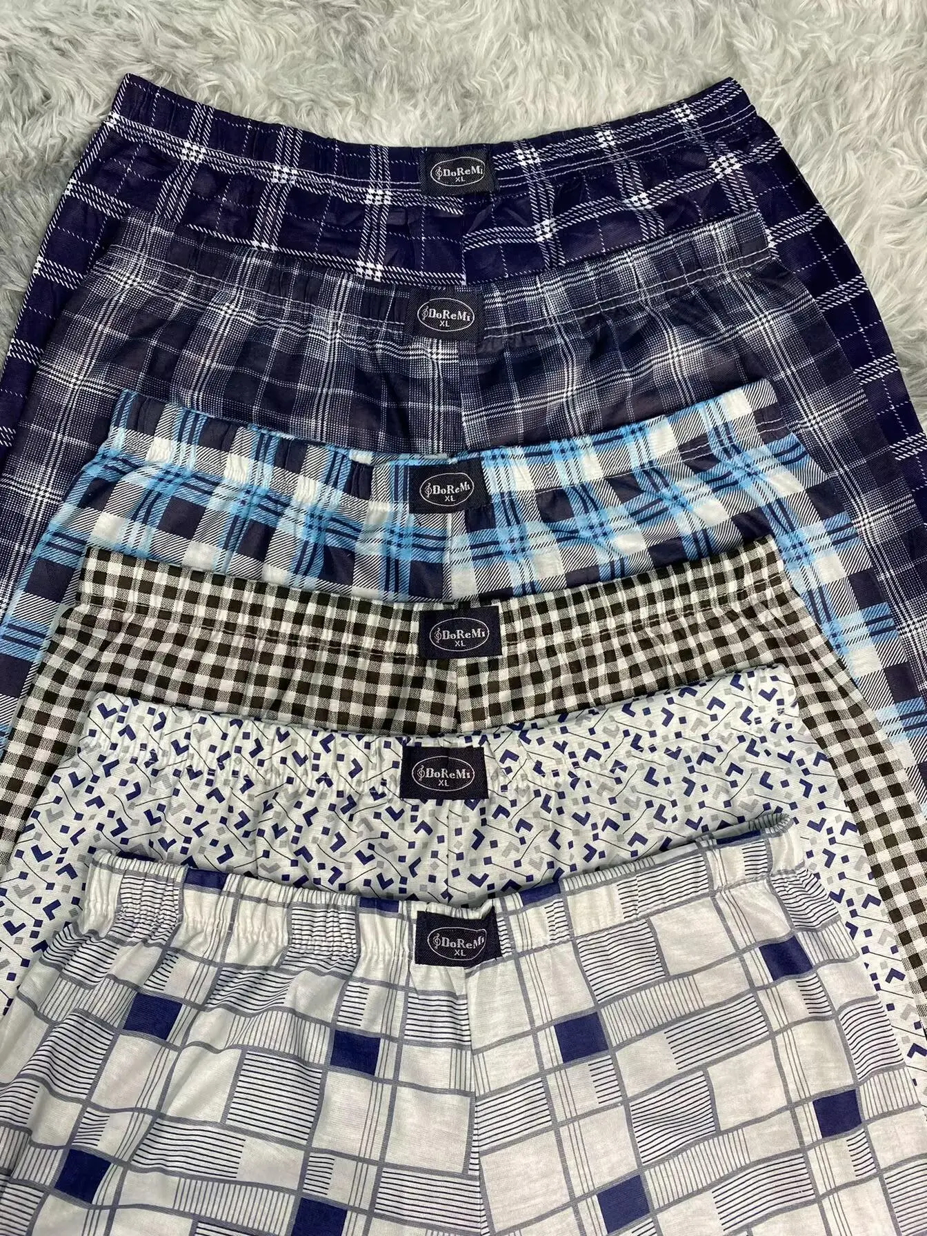 3/6PCS RANDOM COLORS SF COD DRMO Men's Boxer Shorts BIG SIZE (M-2XL)