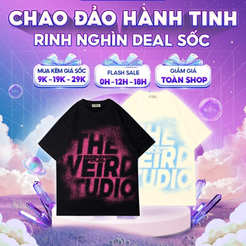 Áo thun The Weird Local Brand Unisex Form Rộng Oversize Tay Lỡ ATK803