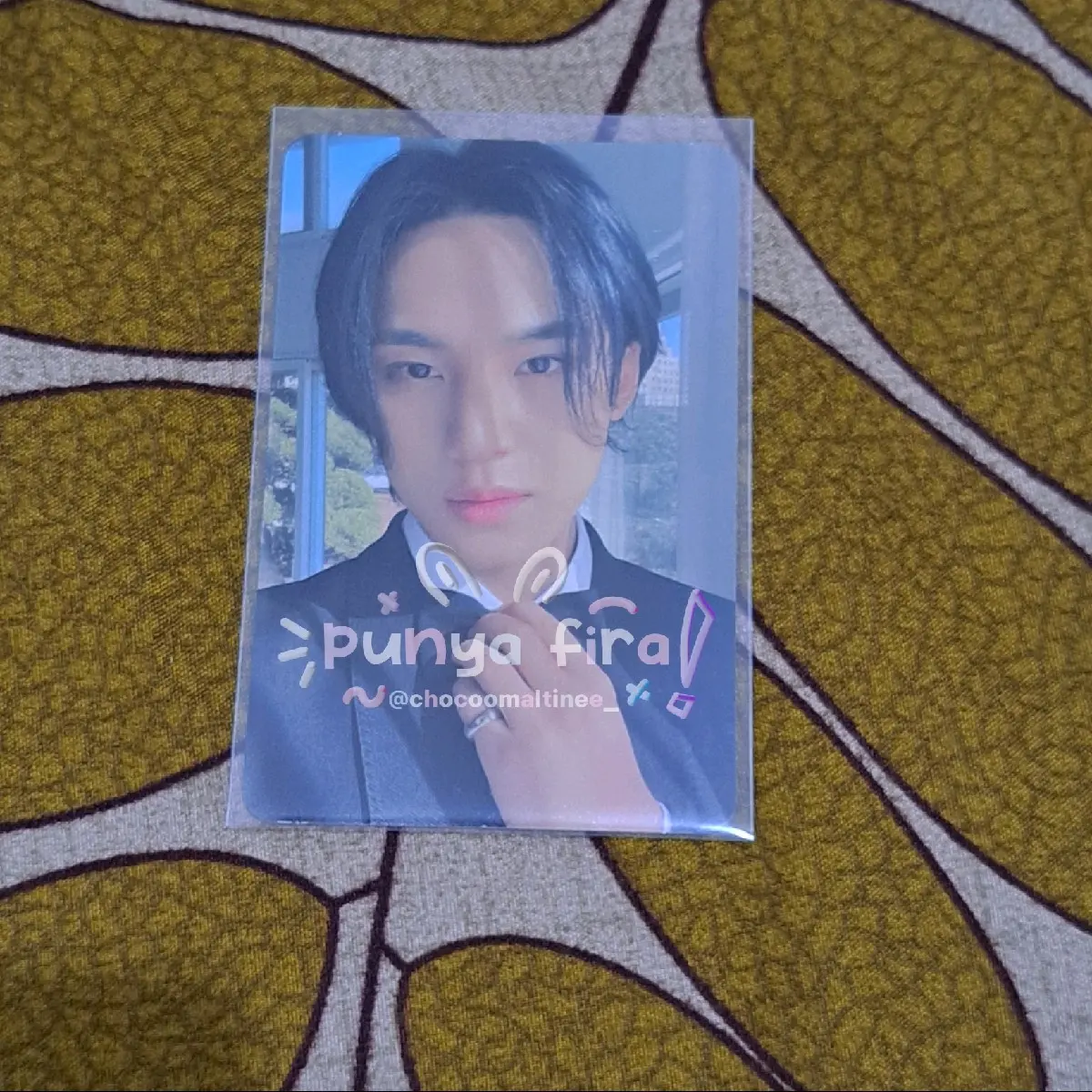 PHOTOCARD MINGYU FML CARAT VERSION OFFICIAL
